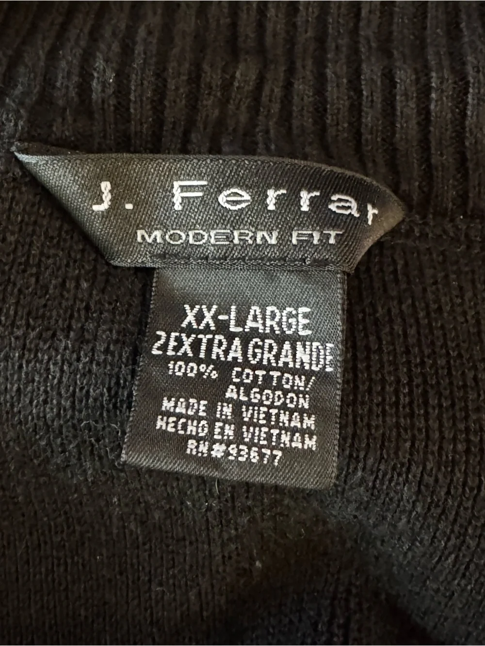 jf j.ferrar hem up front